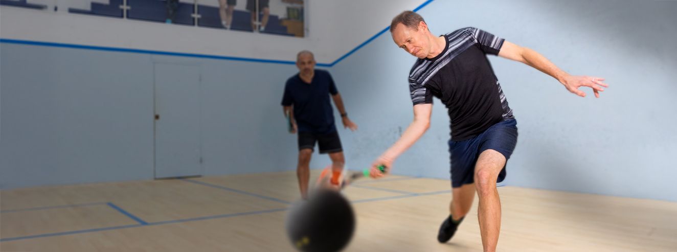 Squash players